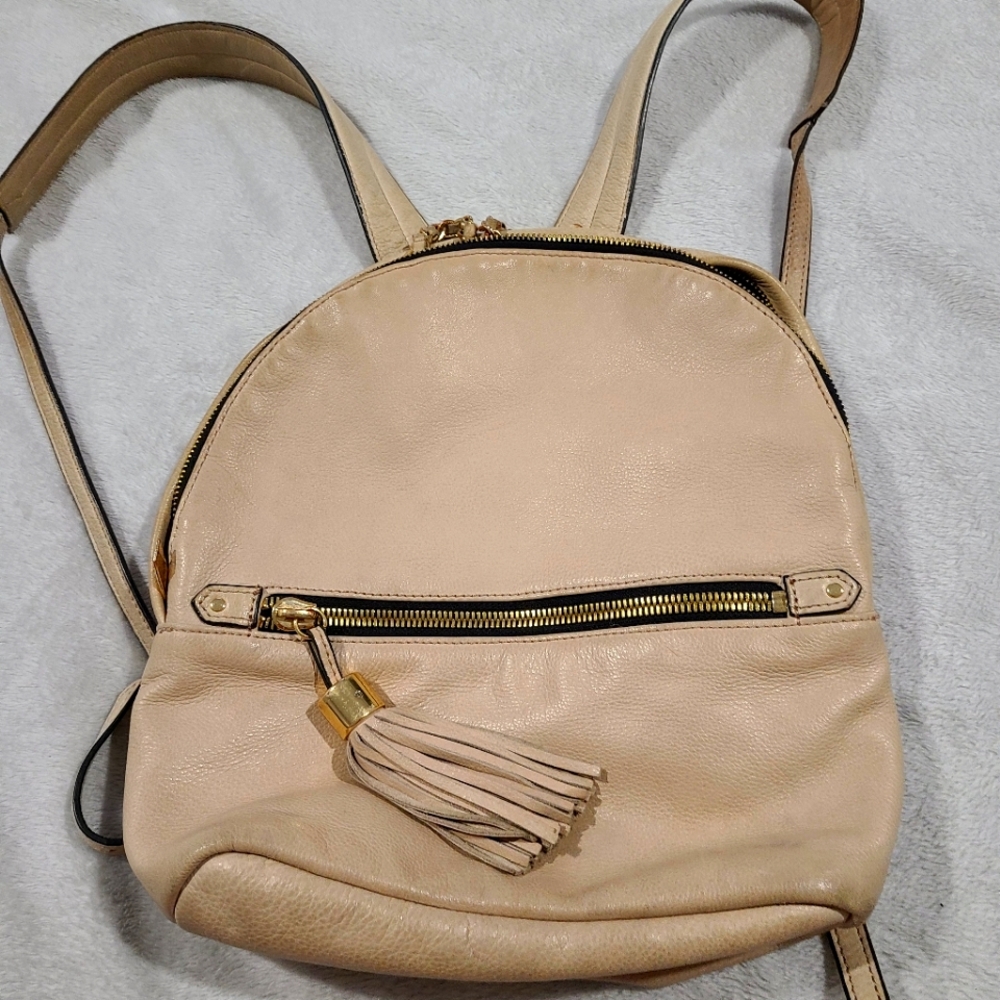 Genuin leather, italian backpack
